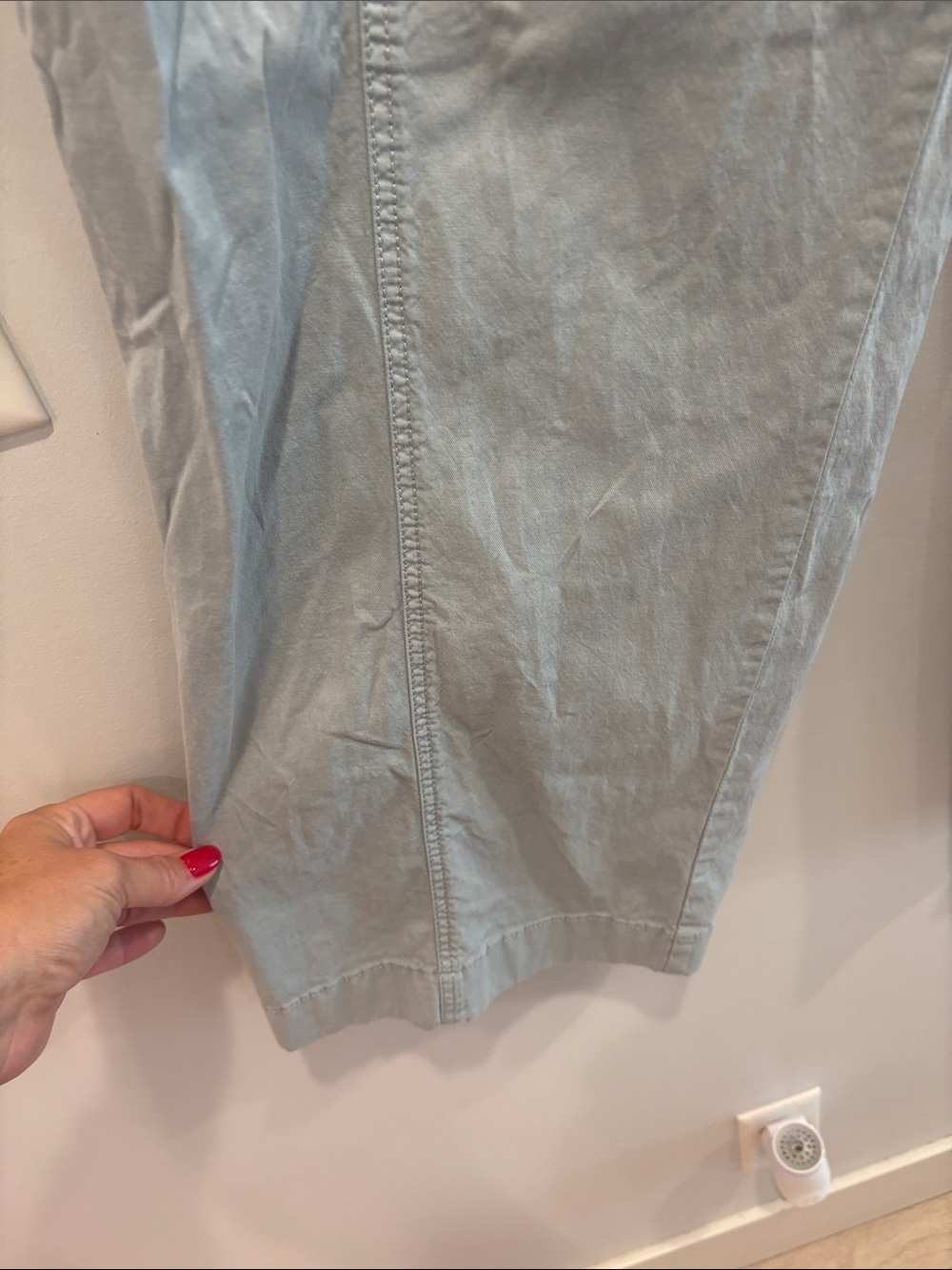 SO Light Blue Drawstring Casual Pants waist 17-16 inseam 28 - Picture 5 of 6